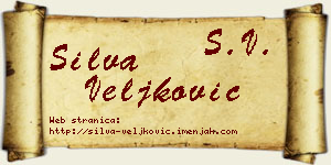 Silva Veljković vizit kartica